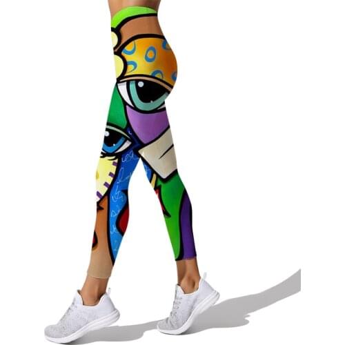 CLOOCL Women Leggings Fashion 3D Digital Printing Colorful Abstract Art Leggings Sexy Elastic Harajuku Female Skinny Leggings