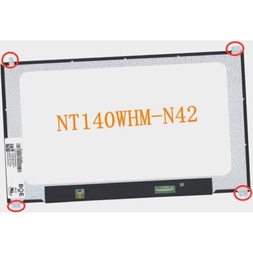 14.0" LCD matrix NT140WHM-N42 Laptop Screen 1366*768 eDP 30pins display panel replacement NT140WHM N42
