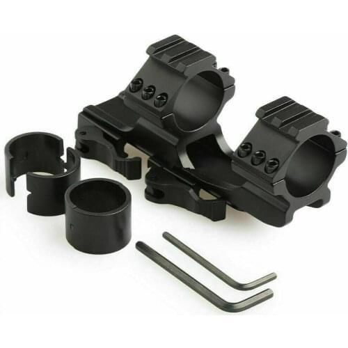 1Inch & 30mm Quick Detach PEPR Ring Cantilever Scope Flat Top Picatinny Rail Mount For 20mm Picatinny Rail Rifle Shooting Hunt