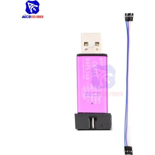 1Set DAPLink Emulator Burner Support For Keil MDK IAR SWD Download Based On CMSIS-DAPLink HID Device Replace ST-Link V2