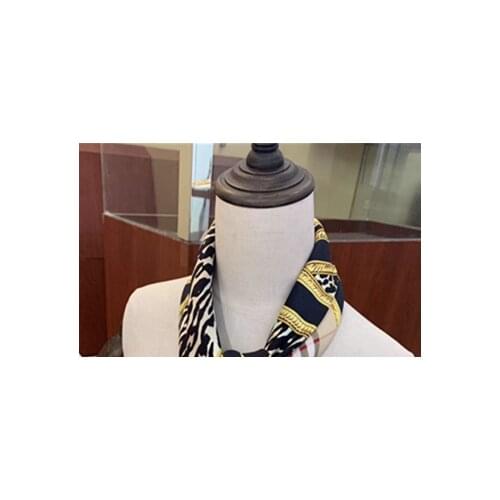 2020 new arrival fashion brand classic 100% silk scarf 110*110 cm square shawl twill wrap for women lady free shipping