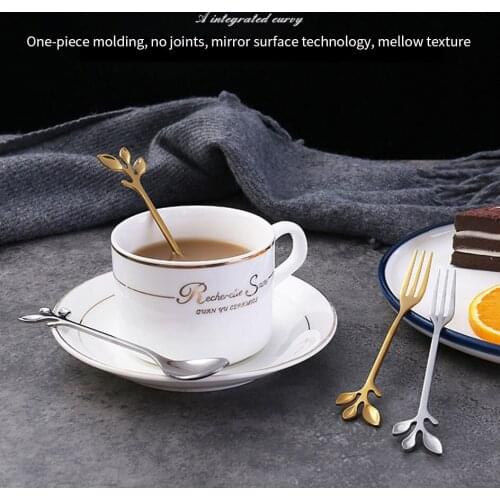 4pic/set Creative Stainless Steel Spoon 2021 Spoon Fork Coffee Spoon Christmas Gifts Kitchen Accessories Tableware Decoration