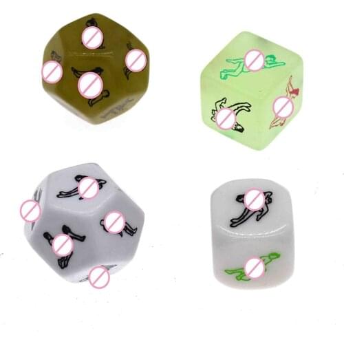 4 Pcs Funny Crap Humour Gambling Sex Toys for Couple Sex Dice Erotic Toys Love Posture Guide Adult Games