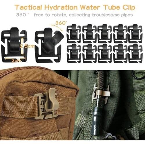 42pcs/Set Tactical Gear Clips Strap Molle Bag Attachments Tactical Vest Belt Backpack Webbing D Ring Hook Dominators Webbing