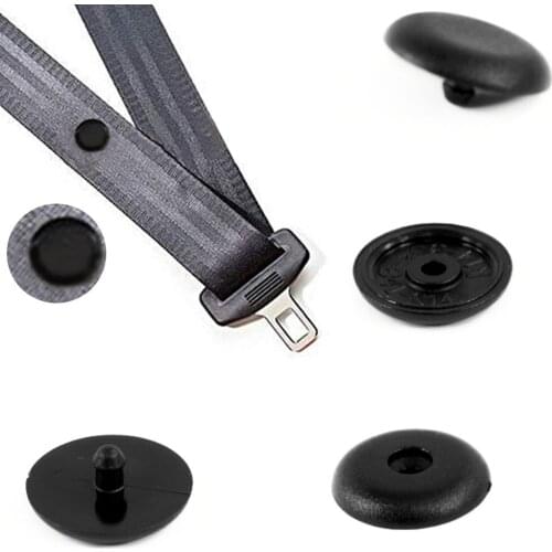 8pcs Studs Clip Seat Belt Pin Stopper Buttons Car Holders Retainer Buckle Universal