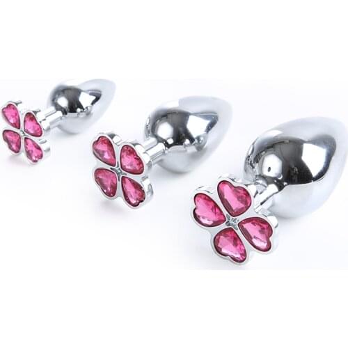 Stainless Steel Anal Metal Plug Crystal Anal Toys Body Massage Anus Tube Diamand Butt Safe Plug Adult Product for Women