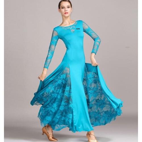 Standard ballroom dress for girl ballroom dress ballroom dresses ladies waltz modern dance dress red black green size S9010