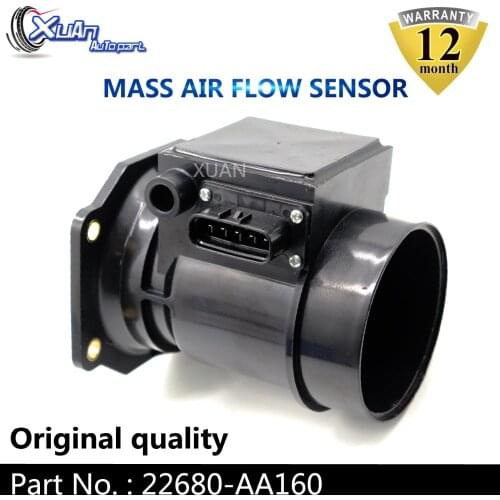 XUAN MAF MASS AIR FLOW METER SENSOR 22680-AA160 For Subaru Legacy Forester Impreza WRX 1.8L 2.2L 2.5L 22680AA160