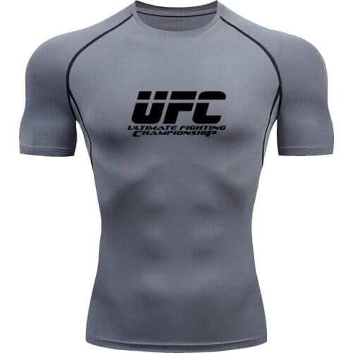 Mens Sportswear Breathable T-Shirt gym TIGHTS STRETCH T-Shirt aerobics T-Shirt Muscle Mens Sportswear Jogging T-Shirt MMA