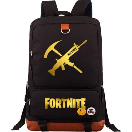 Game Fortnite Teens Backpack Students Canvas School Bags Large Capacity Unisex Rucksack For Men and Women Mochila infantil