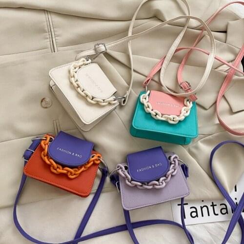 Mini bag female ins summer 2020 new han edition oblique satchel fashion popular joker single shoulder bag