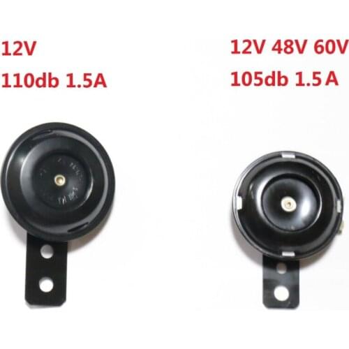 Motorcycle universal electric horn12V, 1.5A, 105dB waterproof round horn,moped for YAMAHA XMax motorcycle