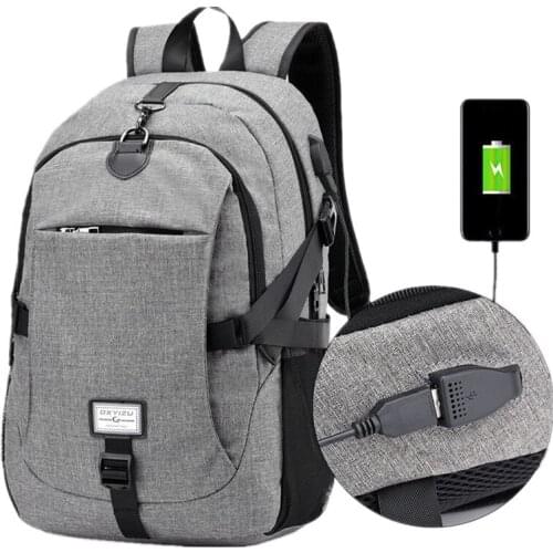 New Men Male Oxford Multifunction USB charging Backpack College Student School Backpack Bags for Teenagers Laptop Backpacks