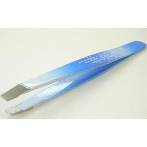 Slant Tip Eyebrow Tweezer Clip Professional Hair Remover Facial Makeup Tool False Eyelashes Forcep Beauty Tools Stainless Steel