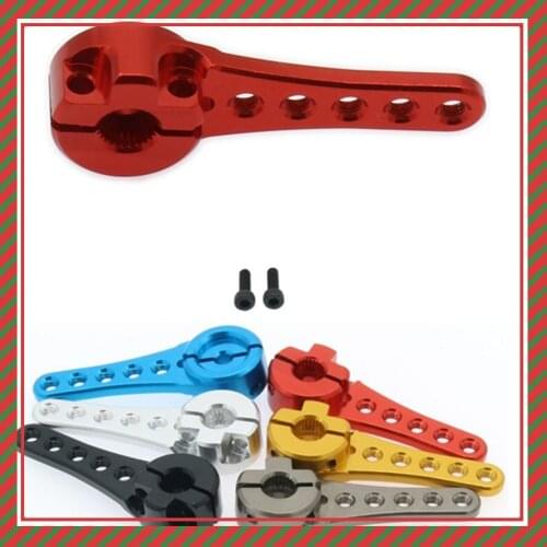 Half Servo Arm 1PC 46mm Long 25T Teeth Steering (Futaba Savox Xcore Hl Hsp Hd Power Go Tech) For 1/8 1/10 Rc Model Car N10242