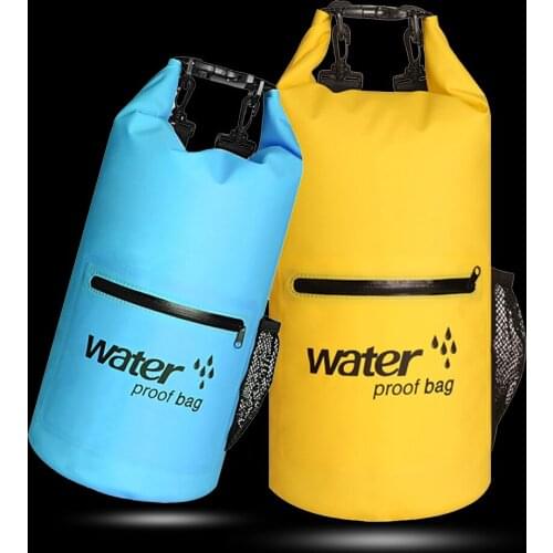 WALK FISH 10L/20L Portable Fishing Bag Waterproof Outdoor Swimming Rafting Sports Dry Bag Gear Storage Bucket