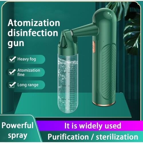 Portable Wireless Electric Sanitizer Sprayer 80ml Nano Steam Spray Gun Atomization Disinfection Sterilizing Sprayer Home Office
