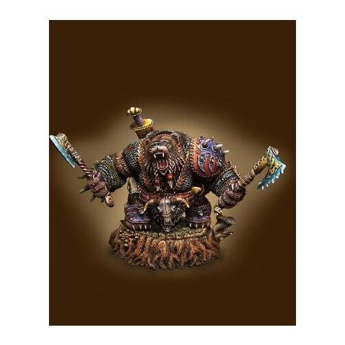 Resin Figure Model Kit Unassambled 45mm ancient fantasy warrior stand (WITH BASE ) Unpainted collect Figure