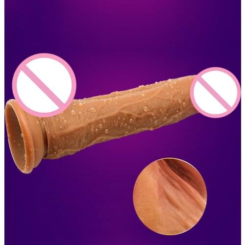 Skin feeling Realistic Dildo soft Liquid silicone Huge Big Penis With Suction Cup Sex Toys for Woman Strapon Female Masturbation