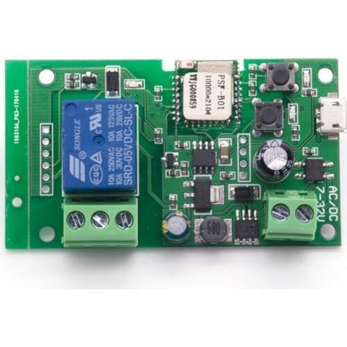 1CH 4CH Relay Module 5V 32V WiFi DIY Switch Dry Contact Output Inching/Selflock Working Modes APP/Voice/LAN Control Smart Home