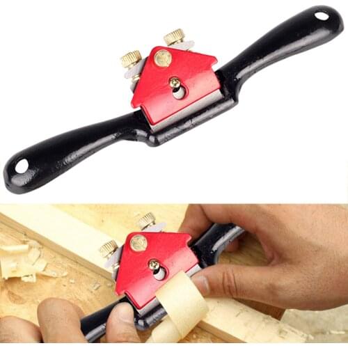 9 Inch Woodworking Hand Planer Blades Tool Deburring Router With Screw Adjustable Wood Planer Cutting Machine Edge Spoke Shave