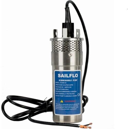 Sailflo 12LPM 12V Solarsubmersible Pump Stainless Steel Electric Ce OEM Odm ROHS Irrigation and Agriculture