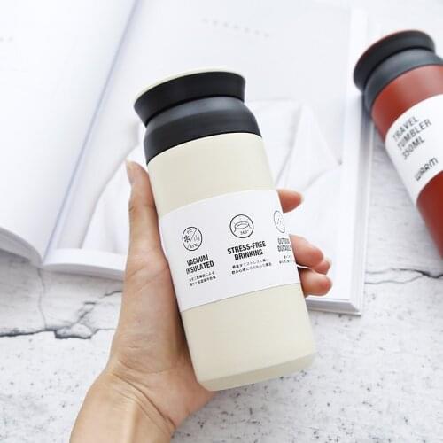 Soffe Brief Creative Stainless Steel Thermos Bottle 350ml 24 Hours Insulation Portable Travel Coffee Bottle For Office Home