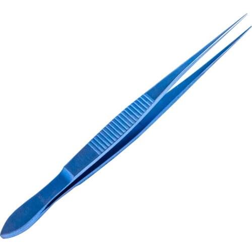 Titanium Alloy 604 Fine Tweezers Microscopic Instruments Double Eyelid Tweezers Fat Tweezers