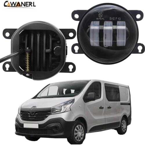 Fog Light Assembly For Renault Trafic 2003 2004 2005 2006 Car Front Bumper LED Daytime Running Light Fog Lamp 30W 6000LM 12V