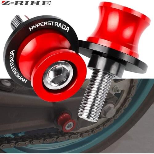 Motorcycle Universal Accessories 6MM 8MM 10MM Aluminum Swingarm Spools Slider For DUCATI Hyperstrada 939 821 796 2013 2014 2015