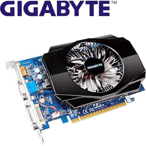 GIGABYTE GT 630 1GB Video Card GV-N630-1GI D3 128Bit GDDR3 Graphics Cards for nVIDIA Geforce GT630 1G HDMI Dvi VGA Cards Used
