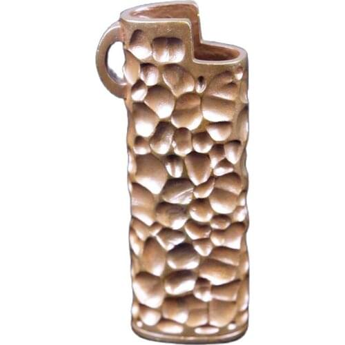 Vintage Handmade Brass Shell for BIC Lighter J3 Disposable Lighter Box Car Key Ring Pendant