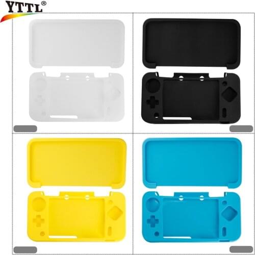 YTTL Soft Silicone Case Cover For New 2DS LL Durable Protective Cover Silicone Gel Rubber Sleeve Case For New 2DS LL/XL 2017