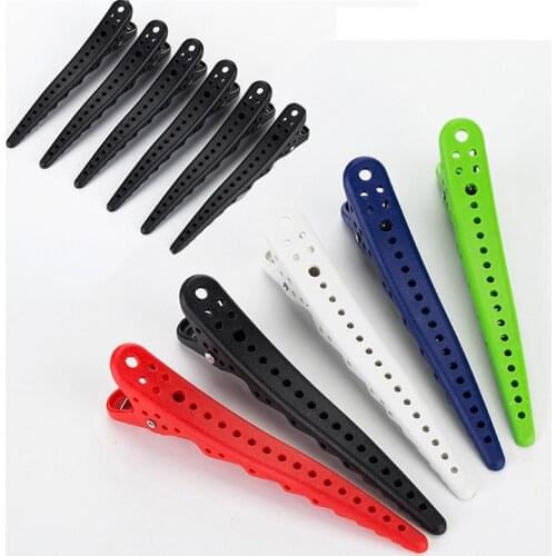 6 Pcs/set Women Crocodile Mouth Metal Hair Clips Hairpin Professional Hairdressing Salon Hairpins Hair Styling Tools Accessories