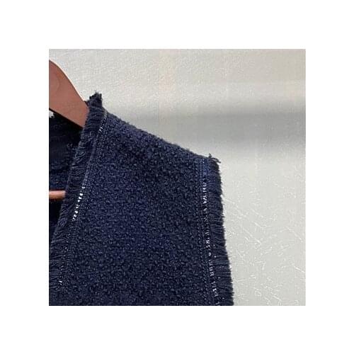 2020 Spring and Summer New Tweed Stitching Denim Womens Jacket Coats and Jackets Women