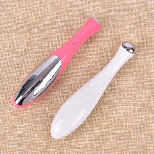 1PC Mini Portable Electric Eye Massage Pen Device Dark Circle Facials Vibration Thin Face Magic Stick Anti Bag Pouch & Wrinkle