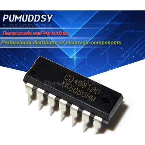 10PCS CD4081BD CD4081 4081BD 4081 DIP14 new and IC