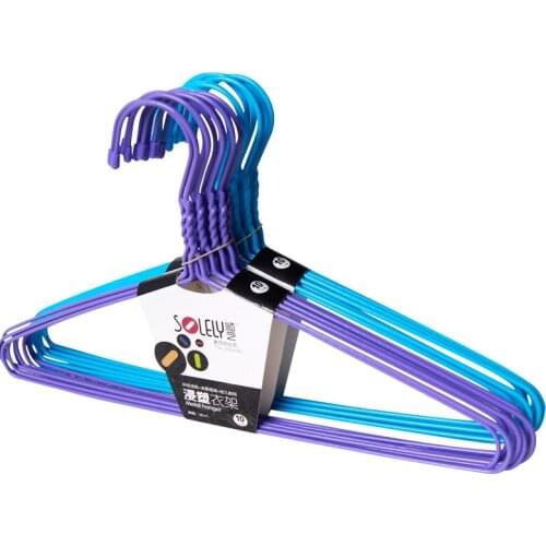 10pcs/lot Random color 38cm adult plastic hangers for clohtes rack