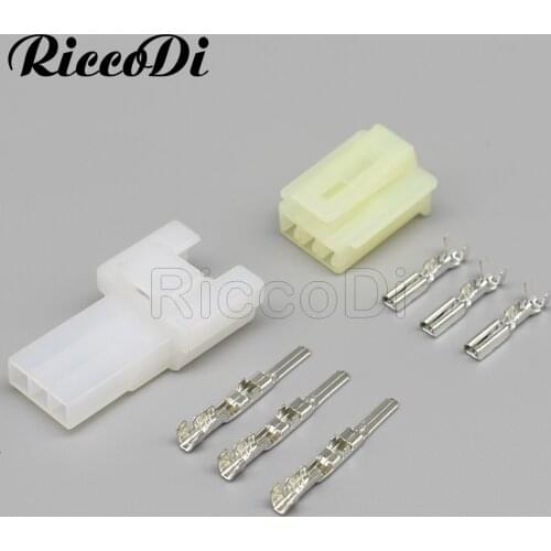 3Set Sumitomo 3 Pin Female Male Kit Wire Harness Connector Motorcycle 6090-1031 6090-1001