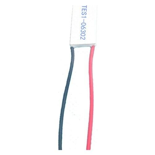 5pcs Refrigeration Sheet 12.3*24.7mm 6V2A Heatsink Thermoelectric Cooler Peltier Cooling Plate TES1-06302 Refrigeration Module