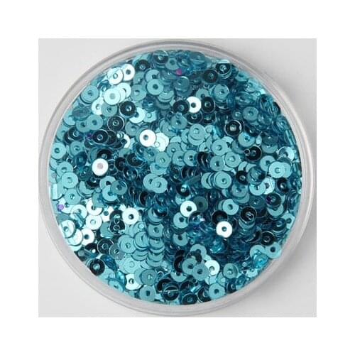 50g(12000pcs) 3mm Flat Round Loose Sequins Sewing Wedding Craft Children DIY Accessories Light Blue Confetti