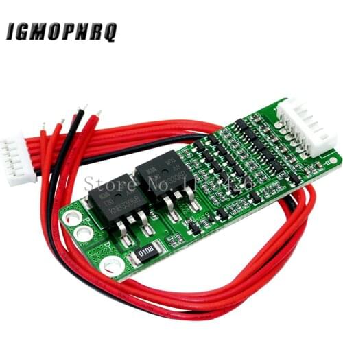 5S 15A Li-ion Lithium Battery BMS 18650 Charger Protection Board 18V 21V Cell Protection Circuit
