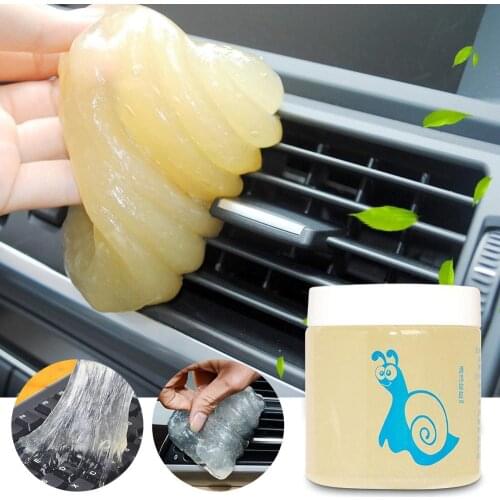 Car Cleaner Glue Soft Gel Panel Air Vent Outlet Dashboard Laptop Keyboard Cleaning Tool Mud Remover Car Gap Dust Dirt Cleaner