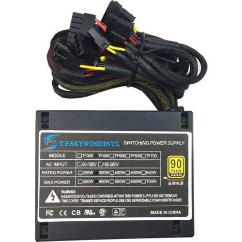 400W Desktop Power Supply Computer PSU Quiet Power Switching 12V ATX BTC SATA Power Supply Computer Chassis For Intel AMD PC