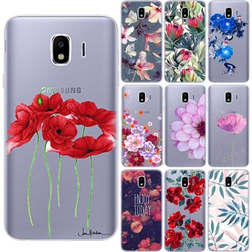 Mandala Flower Leaves Roses Floral Soft Case Cover For Samsung Galaxy J3 J5 J7 2017 J4 J6 Prime J8 2018 J610 J415 Phone Cases
