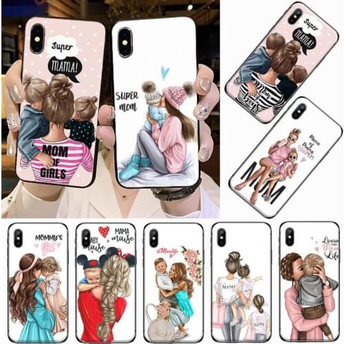 Baby Mama Super Mom Girl free shipping Phone Case for iPhone 11 12 pro XS MAX 8 7 6 6S Plus X 5S SE 2020 XR