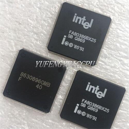 FA80386BX25 Q869 ES Antique cpu collection testimony of history antique computer accessories