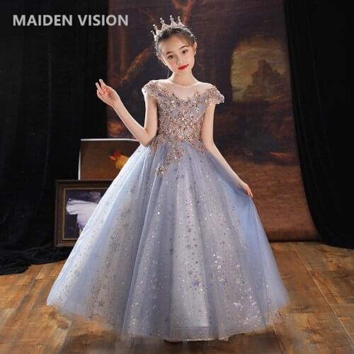 2-12year Kids Dress for Girls Wedding Sequins Girl Dress Princess Party Pageant Formal Gown For Teen ball gown Children Dress