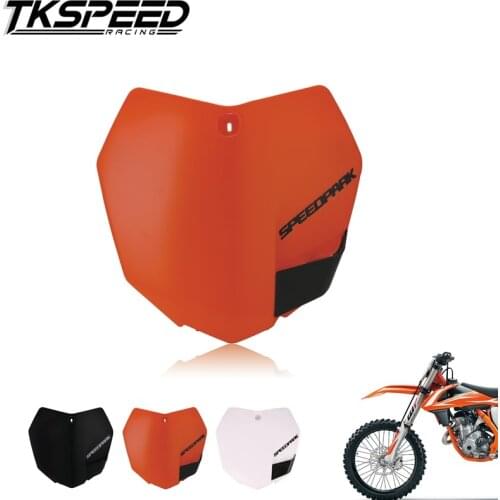 Free Shipping Motorcycle Plastic Front Name Number Plate For KTM 2013-15 SX SXF XCF 125 250 350 450 Dirt Bike Motocross Enduro