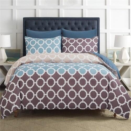 Classic Geometry Duvet Cover Quilt Cover Housse De Couette Single Queen Size Comforter Cover Bedding Sets Colorful Patchwork